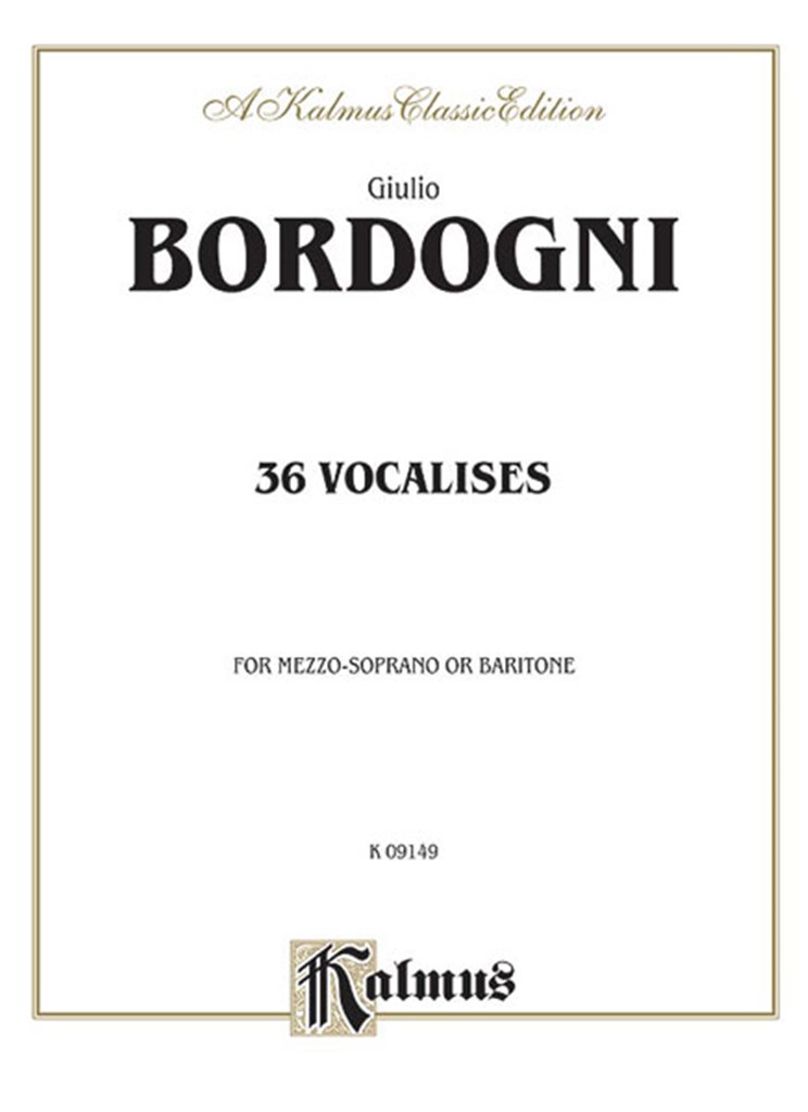 Thirty-six Vocalises in Modern Style (Spicker)