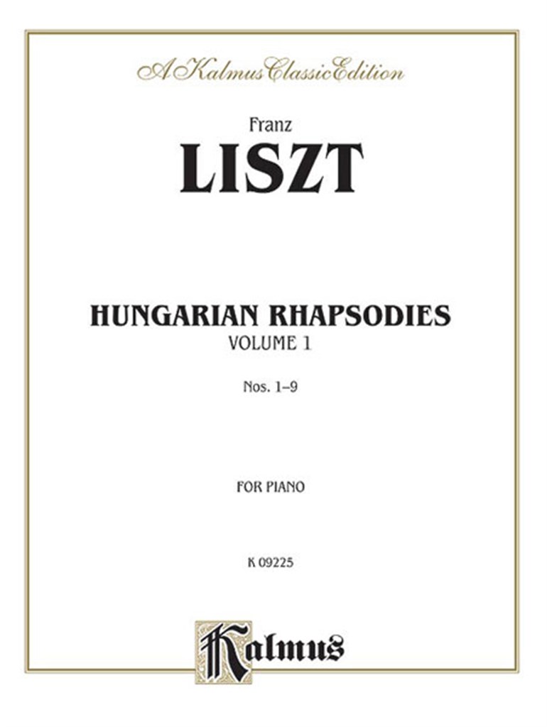 Hungarian Rhapsodies, Volume I