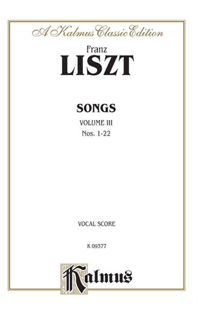 Songs, Volume III