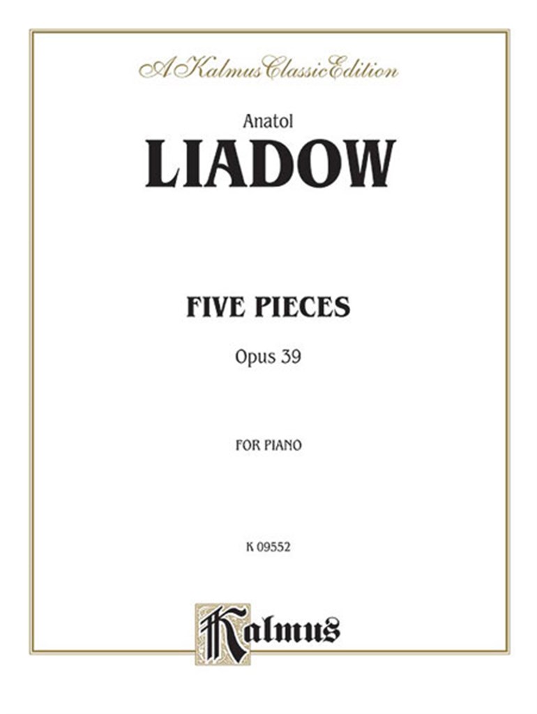 Five Pieces, Op. 39