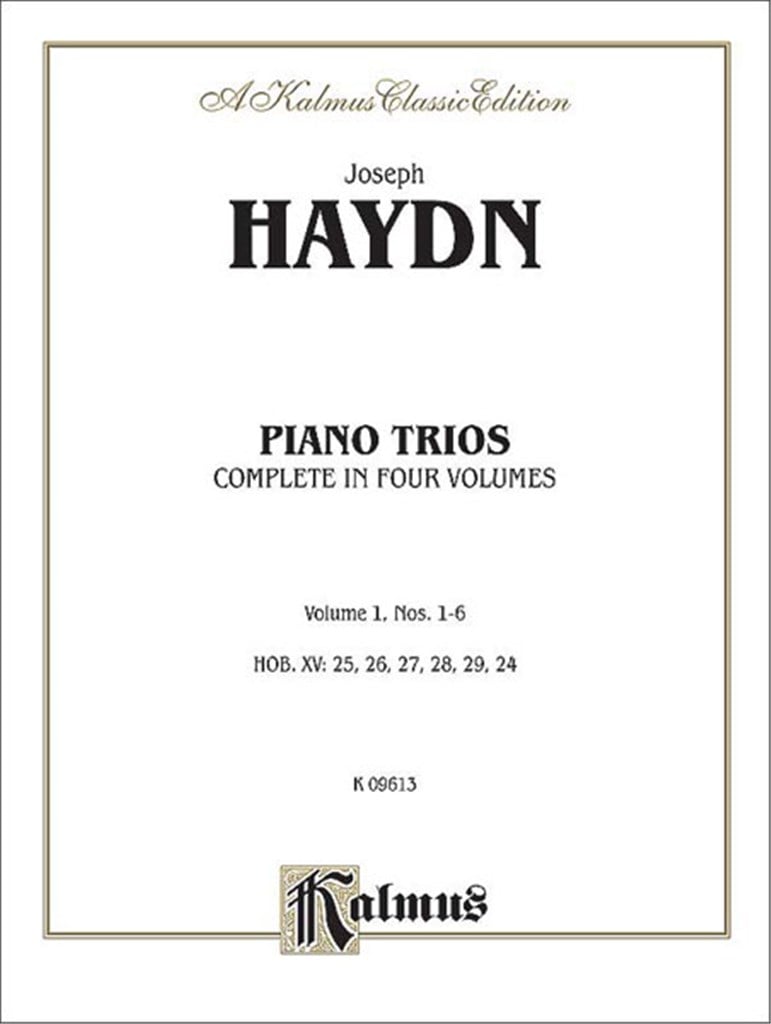 Trios for Violin, Cello and Piano, Vol. I