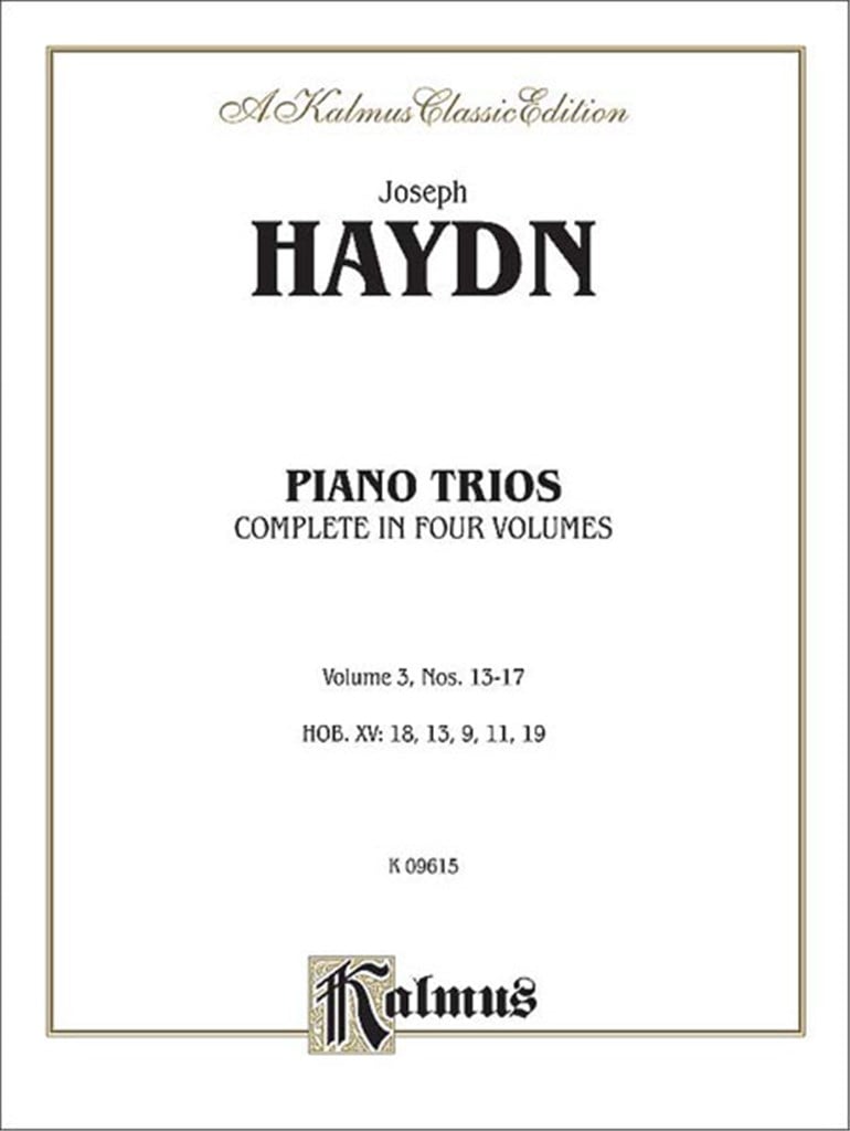 Trios for Violin, Cello and Piano, Vol. III