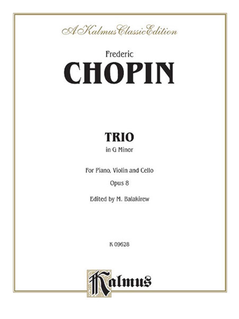 Piano Trio in G Minor, Op. 8