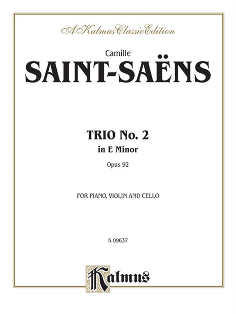Trio No. 2, Op. 92