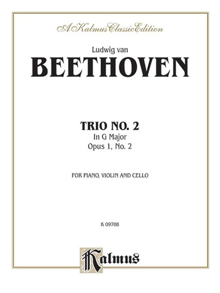 Piano Trio No. 2 - Op. 1, No. 2