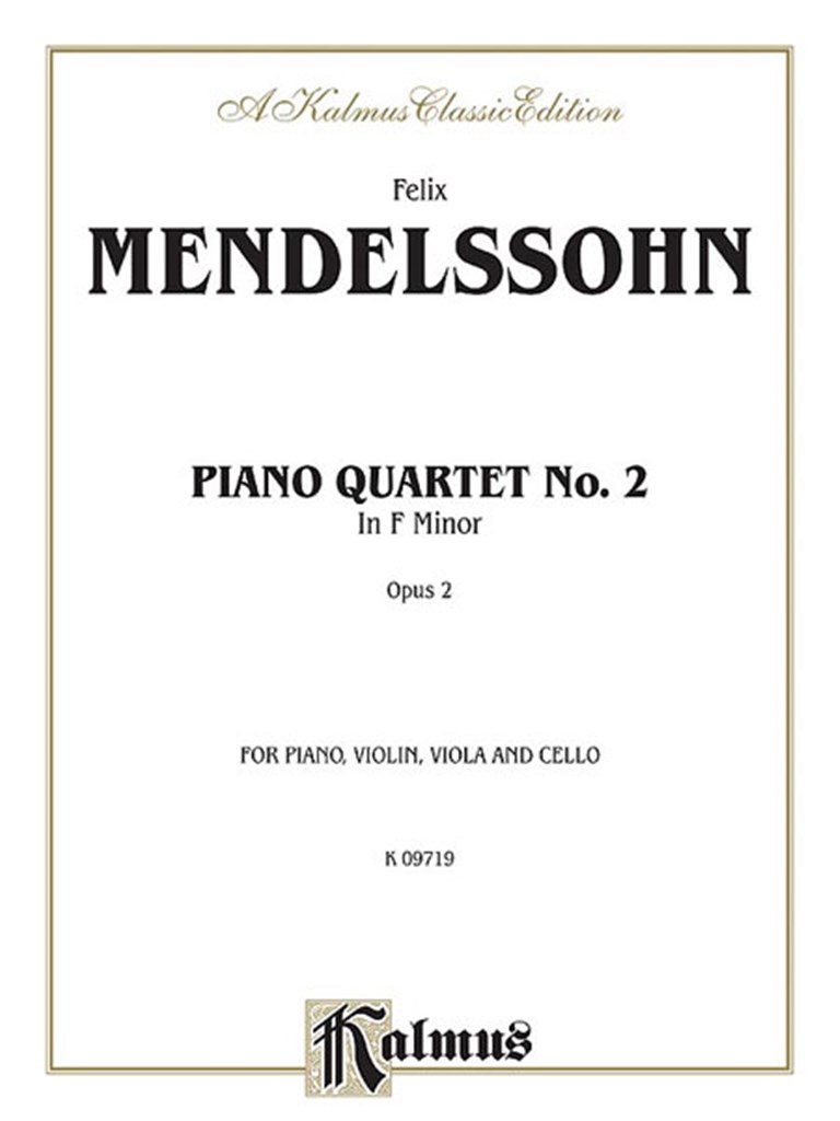 Piano Quartets, Op. 2