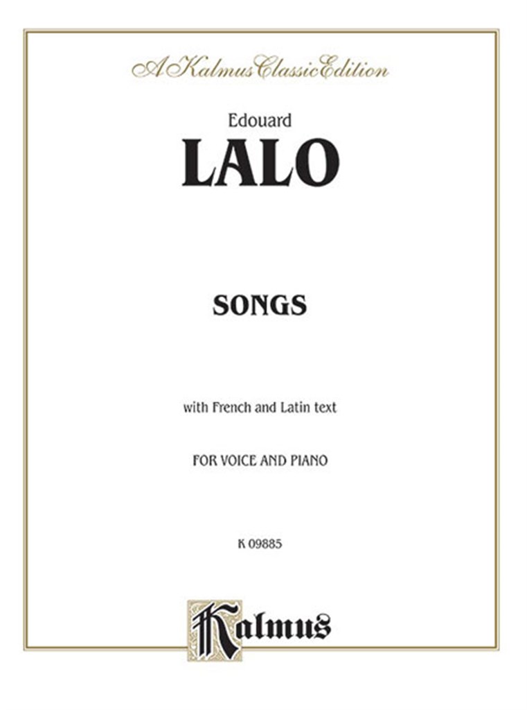Songs for Voice and Piano