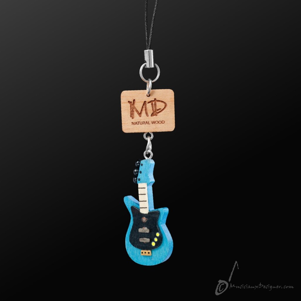 Wooden Strap Electric Guitar