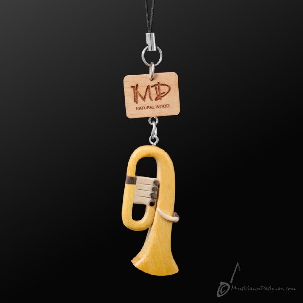 Wooden Strap Tuba 2D