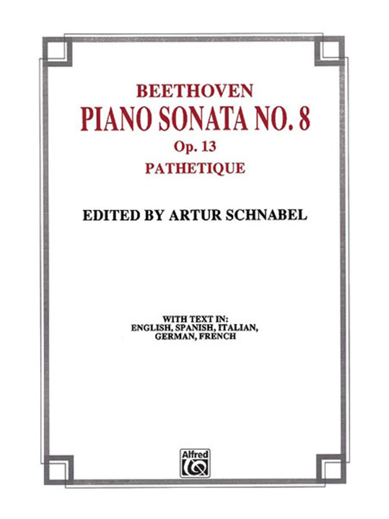 Sonata No. 8 in C Minor, Op. 13 (Pathetique)