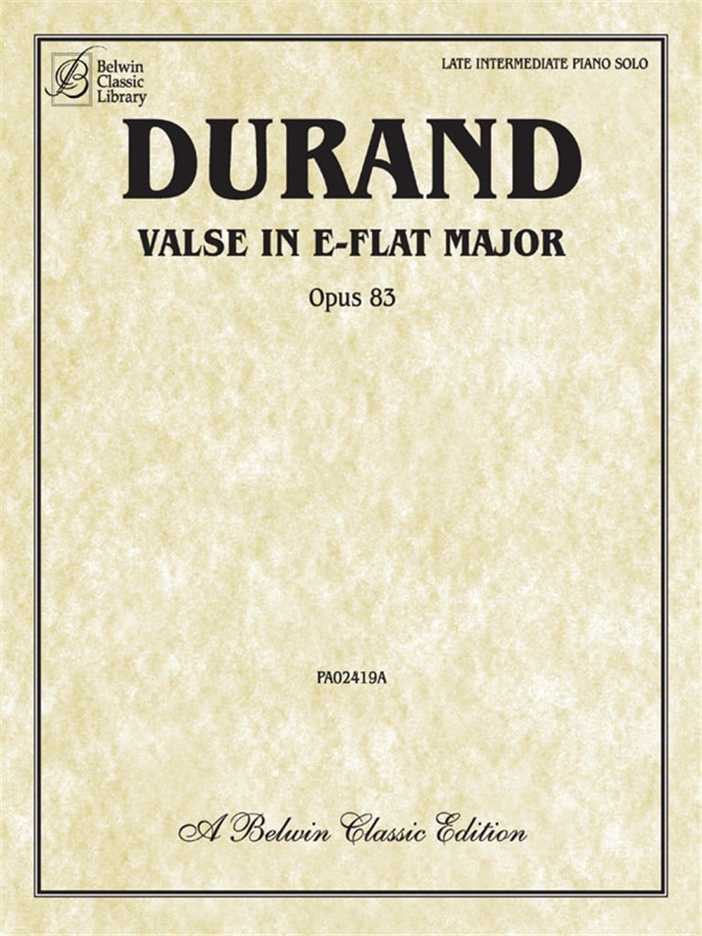Valse in E-Flat, Op. 83