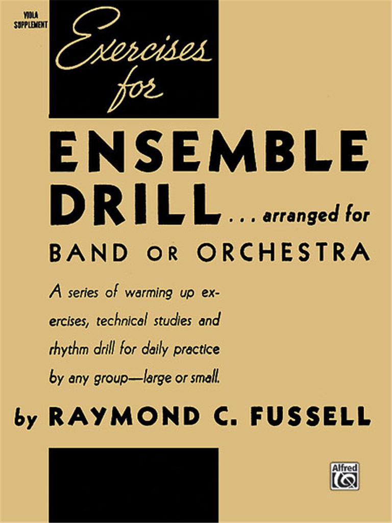 Exercises for Ensemble Drill (Viola Supplement)
