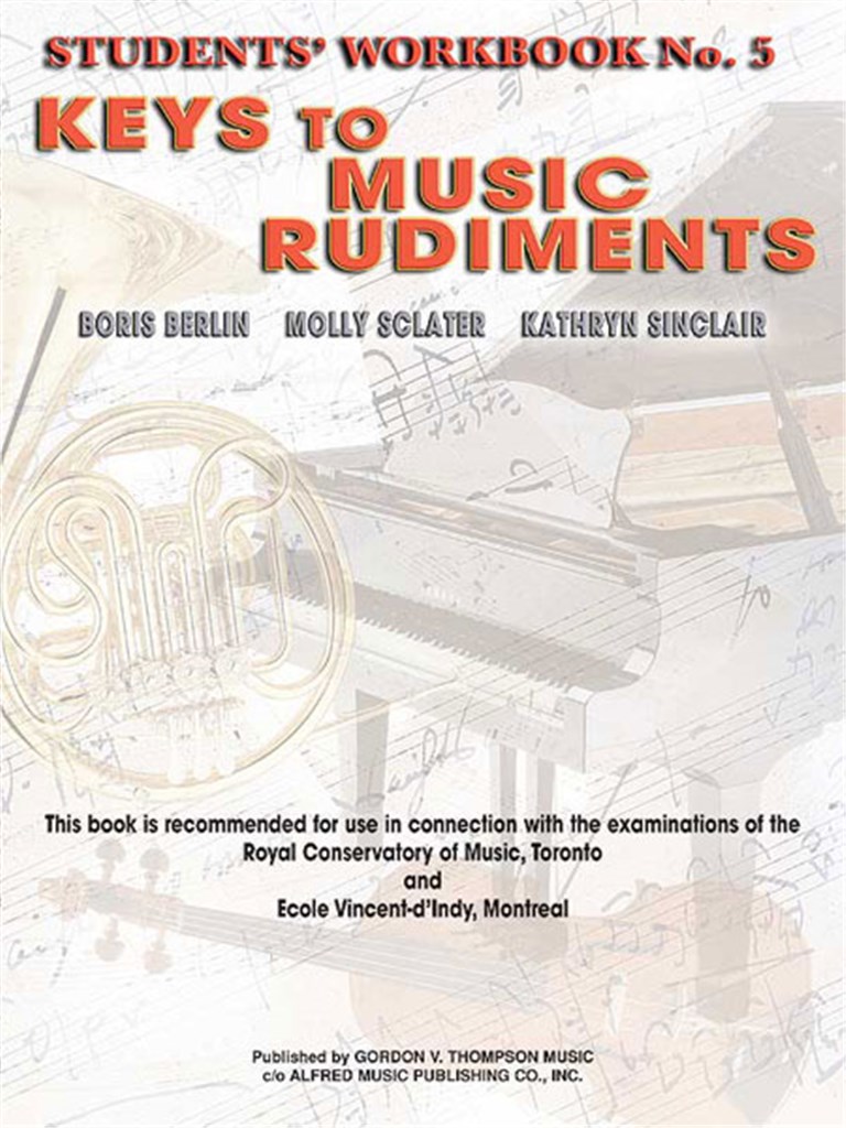 Keys to Music Rudiments: Students' Workbook No. 5