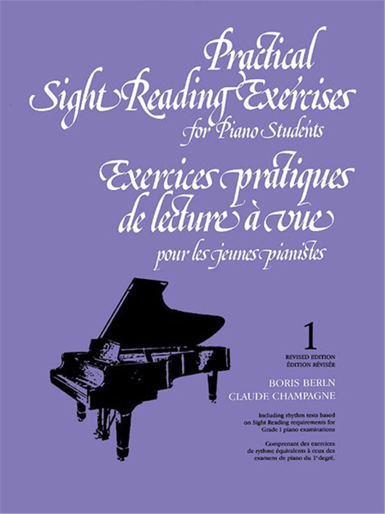 Sight Reading Exercises for Piano Students-Bk 1