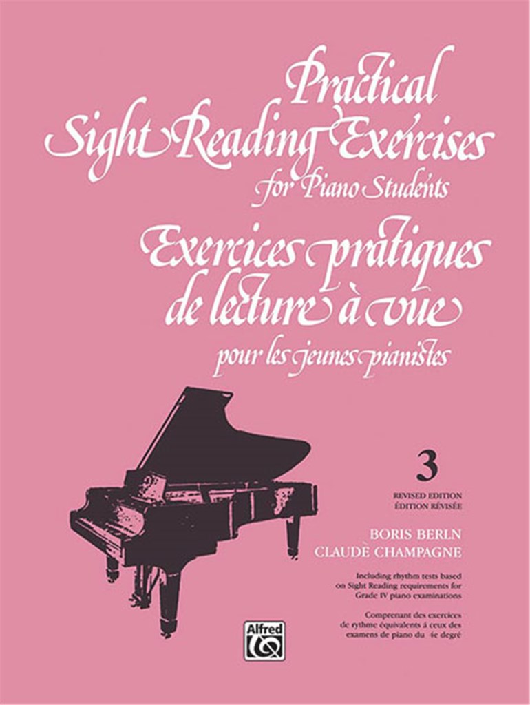 Sight Reading Exercises for Piano Students-Bk 3