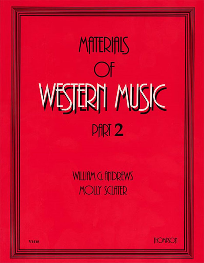Materials of Western Music Vol. 2