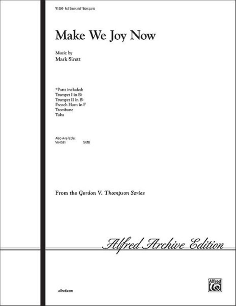 Make We Joy Now