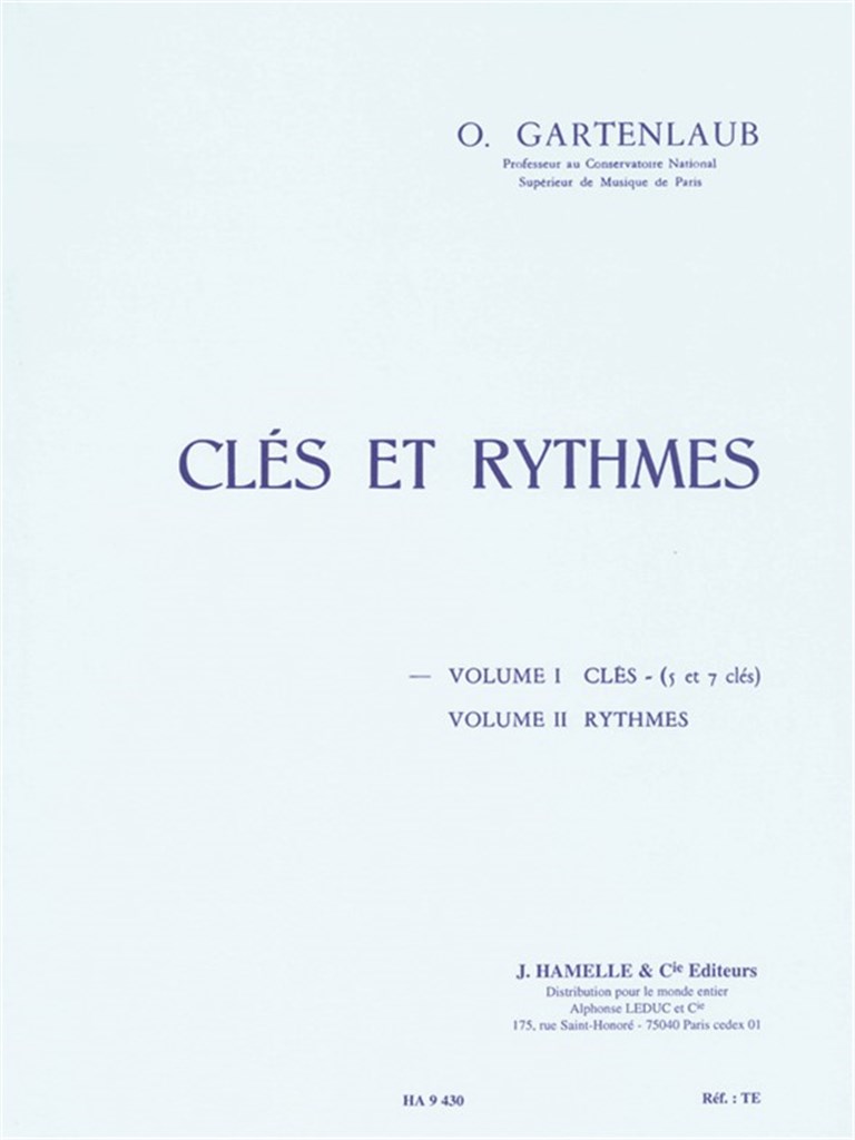 Cles Et Rythmes Volume 1 5 Cles Et 7 Cles