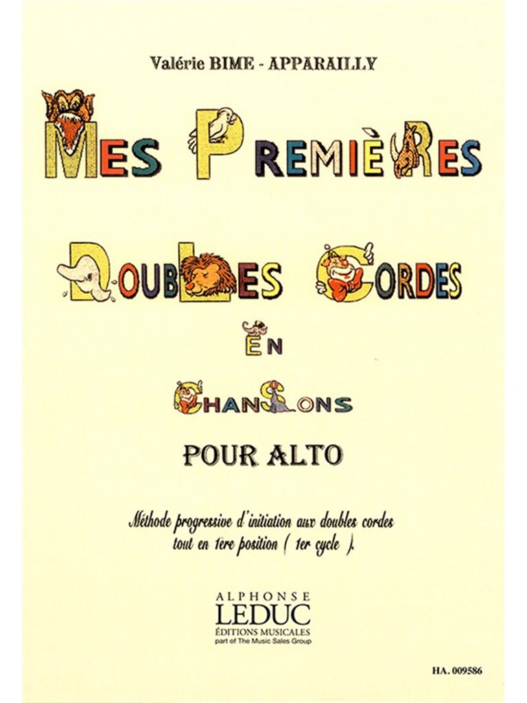 Mes premières Doubles Cordes en Chansons – Alto