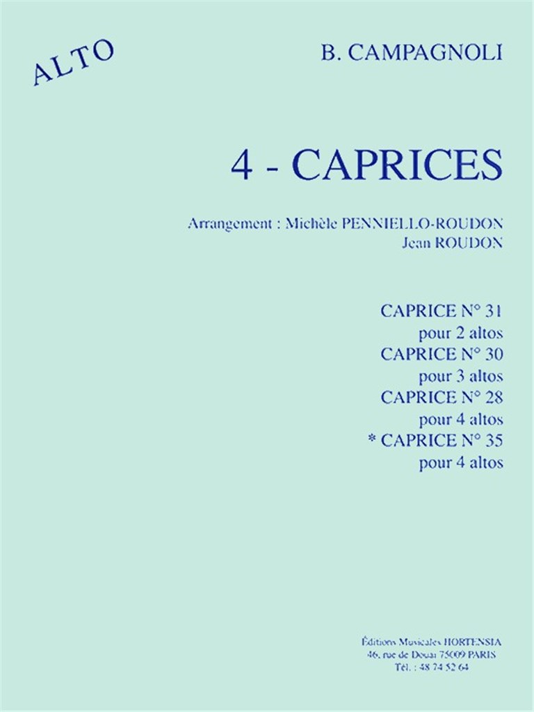 Bartolomeo Campagnoli: Caprice No.35
