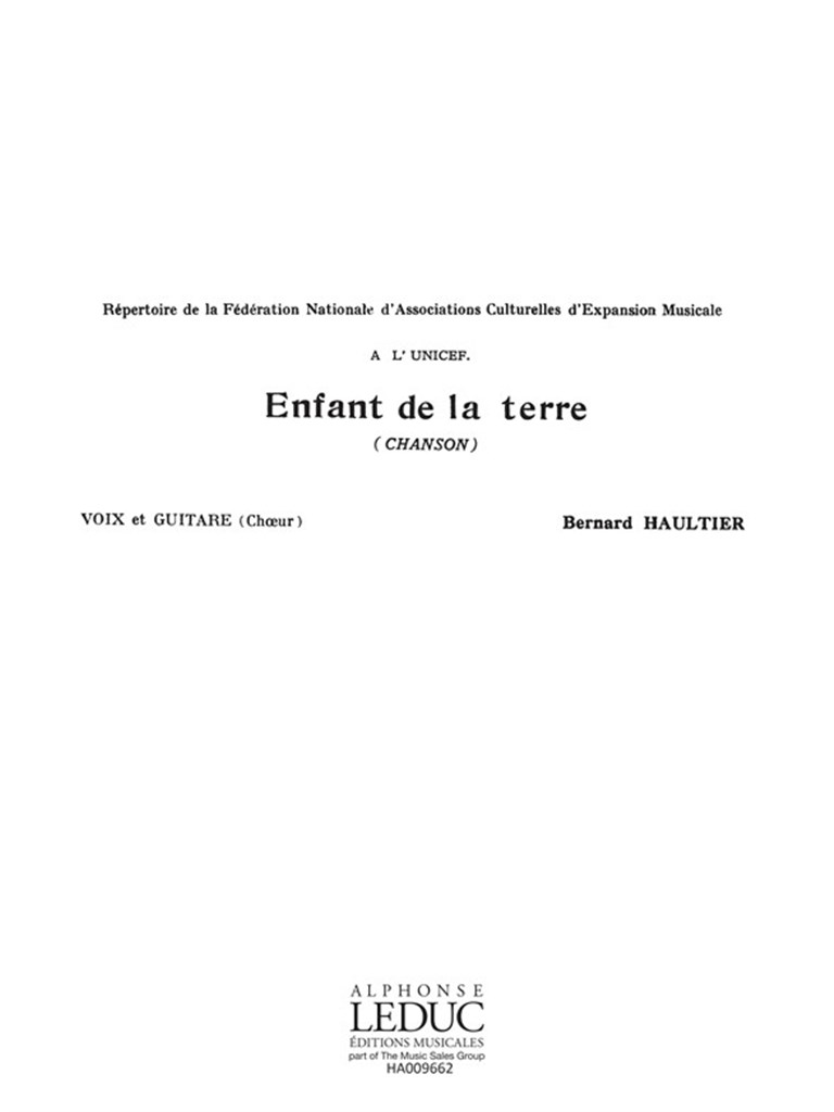 Enfant de La Terre