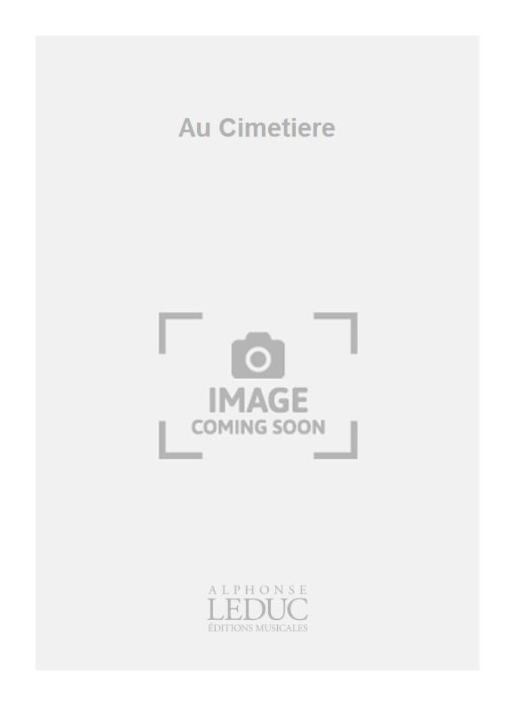 Au Cimetiere