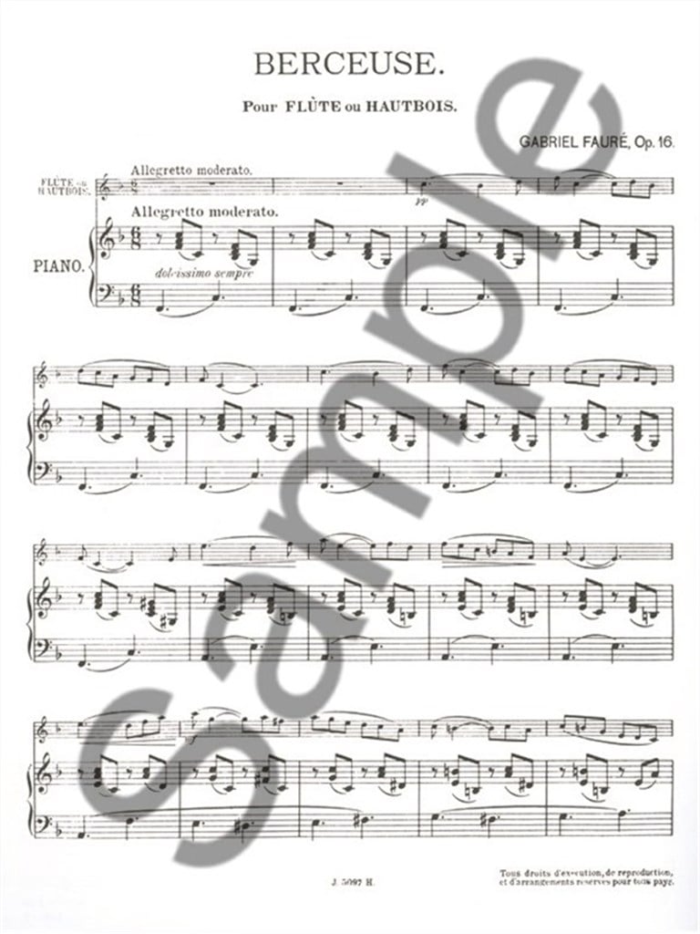 Gabriel Faure: Berceuse Op.16
