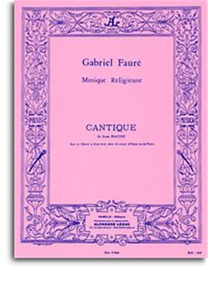 Cantique de Jean Racine Op.11