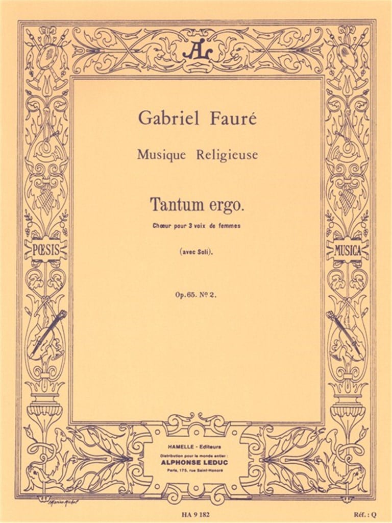 Tantum Ergo pour Choeur de Femmes