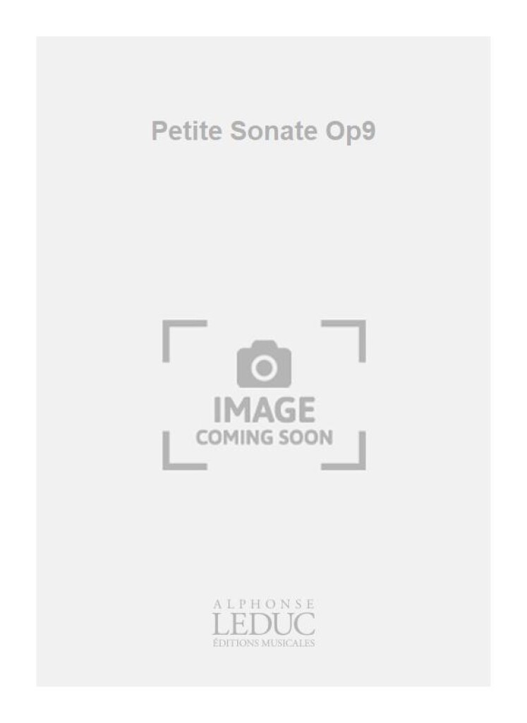 Petite Sonate Op9