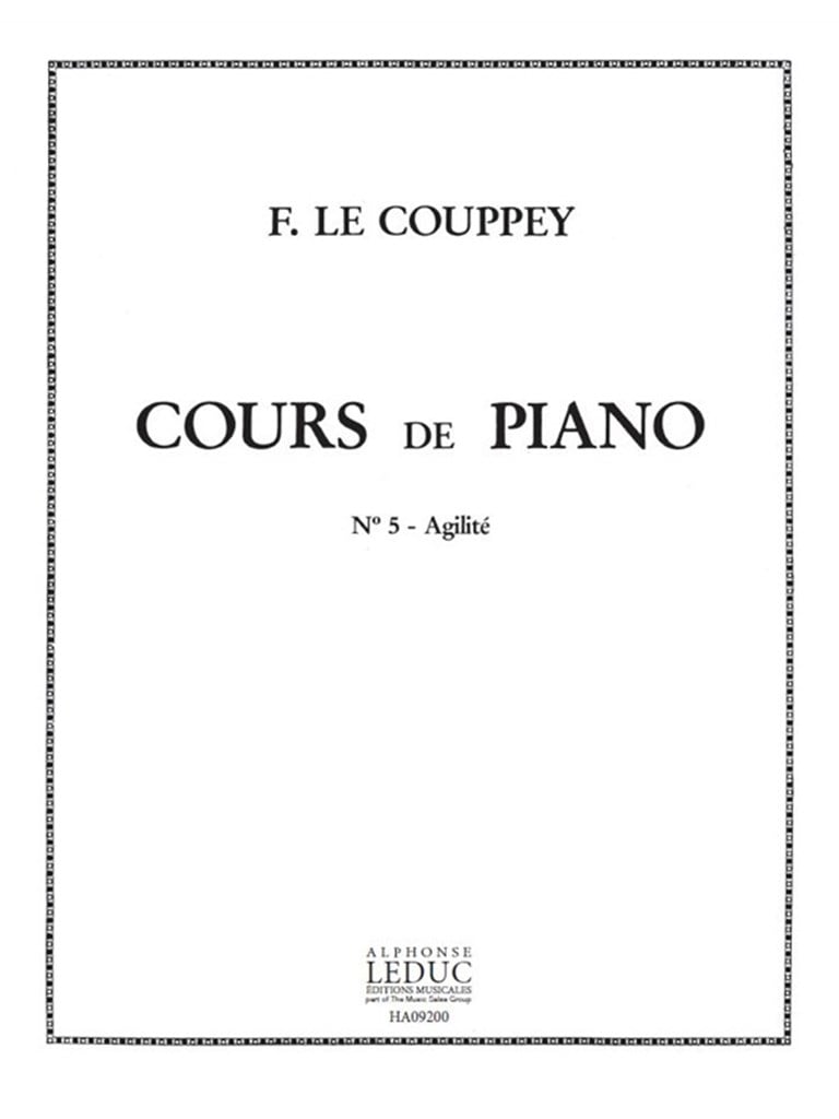 Cours de Piano 5: L'Agilite 25 Etudes Progressives