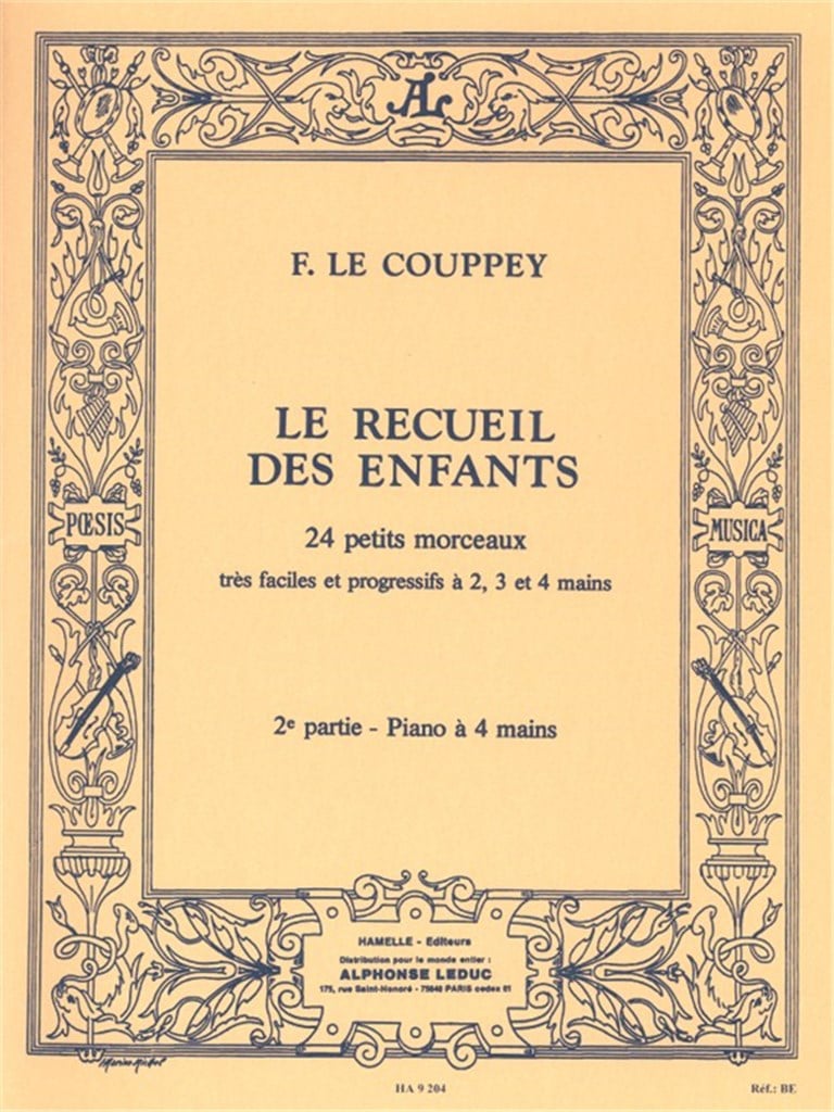 Le Recueil Des Enfants, 14 Pièces Faciles et Progr