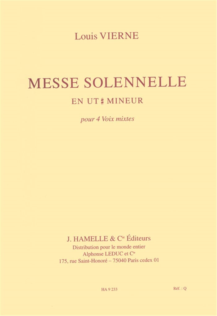 Messe Solennelle Ut