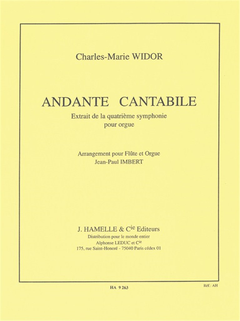 Charles Marie Widor: Andante cantabile