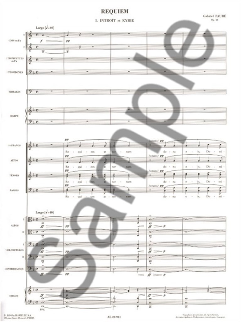 Requiem Op48 Version 1893