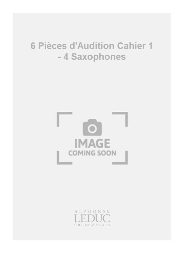 6 Pieces d'Audition Volume 1