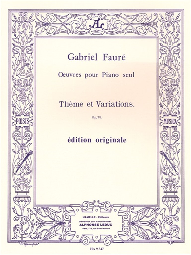 Theme Et Variations Op73
