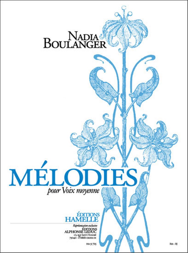Mélodies pour Voix moyenne Volume 1