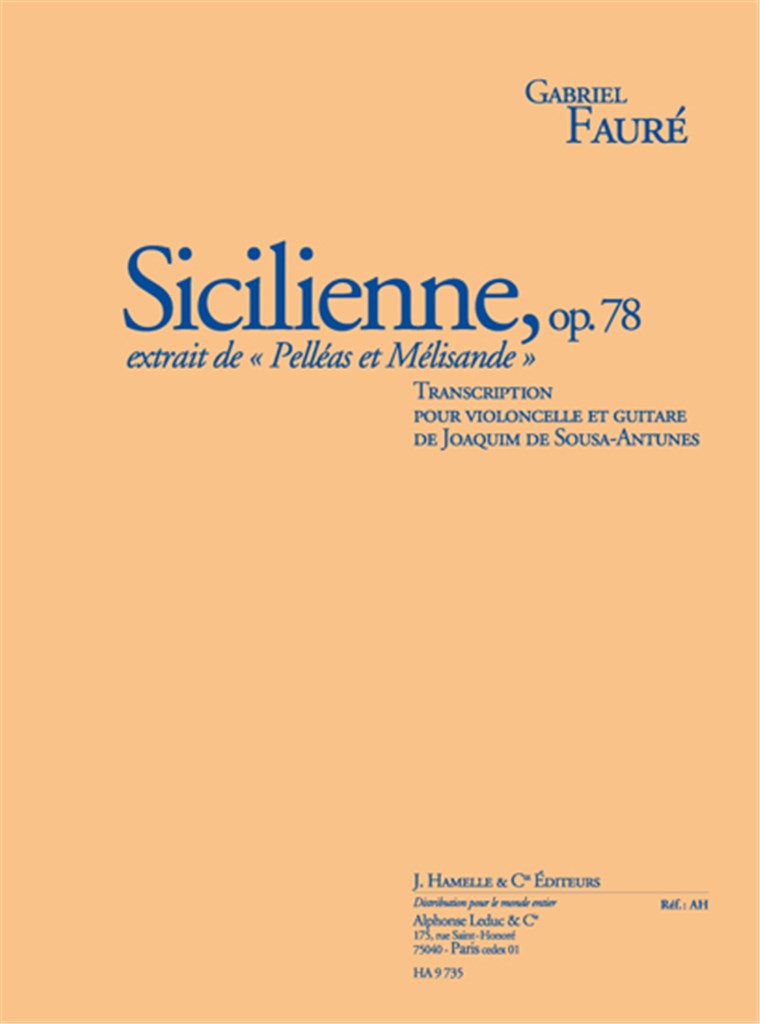 Sicilienne, op. 78