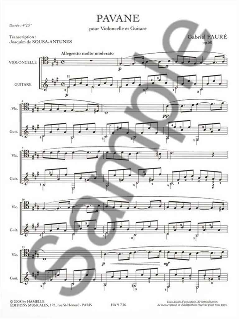 Pavane, op. 50