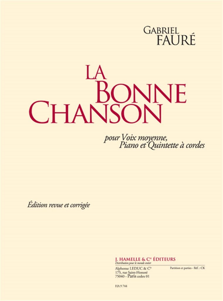La Bonne Chanson