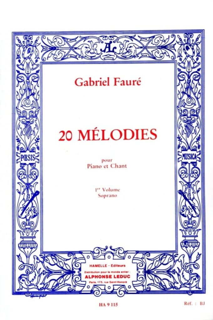20 Melodies pour Soprano et Piano