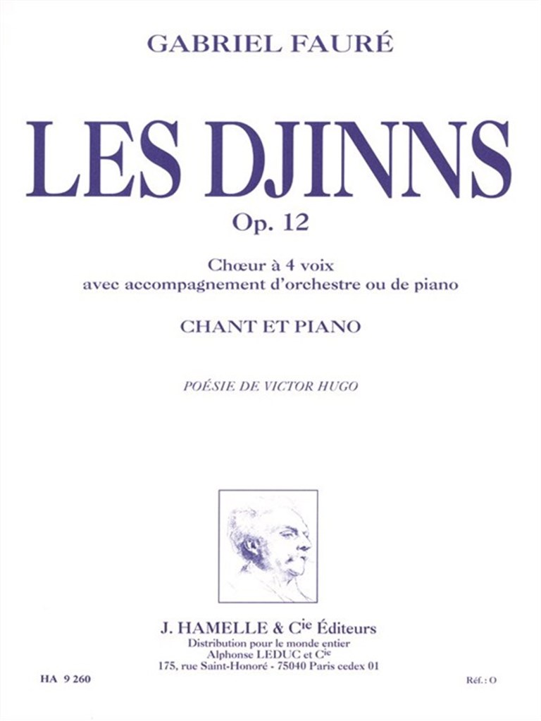 Les Djinns, Op. 12 for Choir and Piano