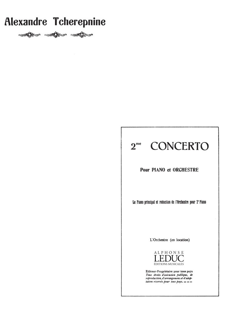 Alexandre Tcherepnin: Concerto No.2
