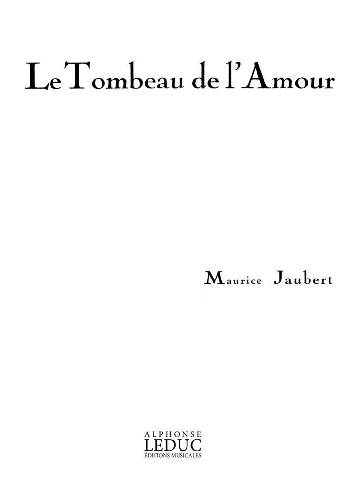 Tombeau De L'Amour