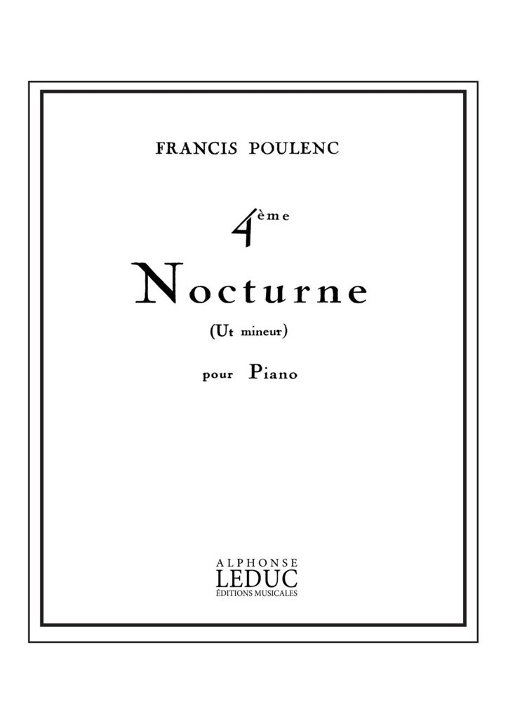 Nocturne N04 En Ut Mineur