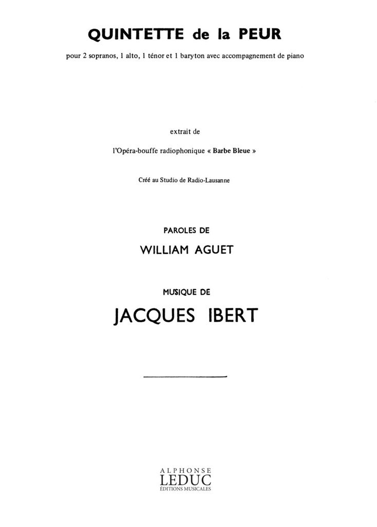 Quintette De La Peur