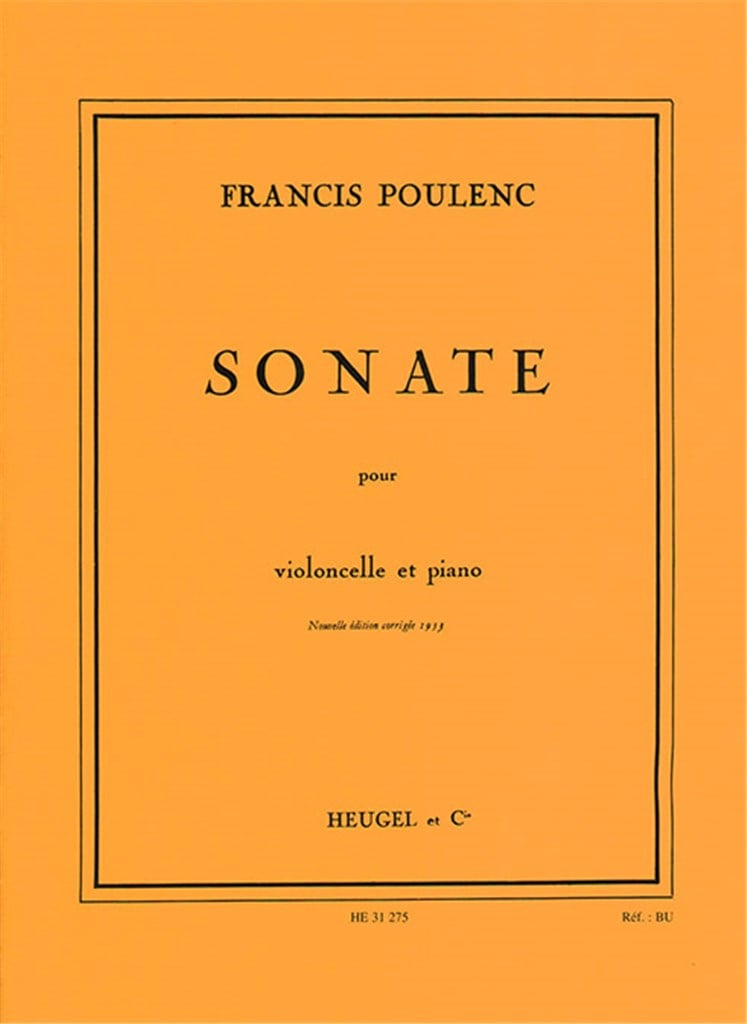 Sonata for Cello and Piano (Cello and Piano)