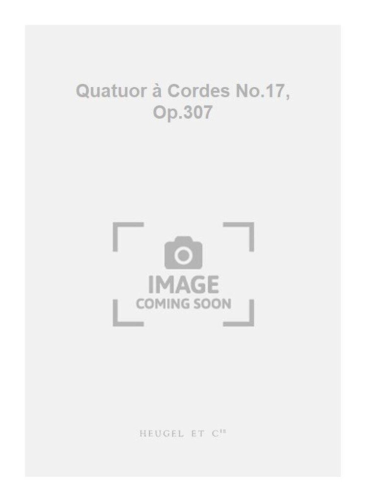 Quatuor A Cordes N017