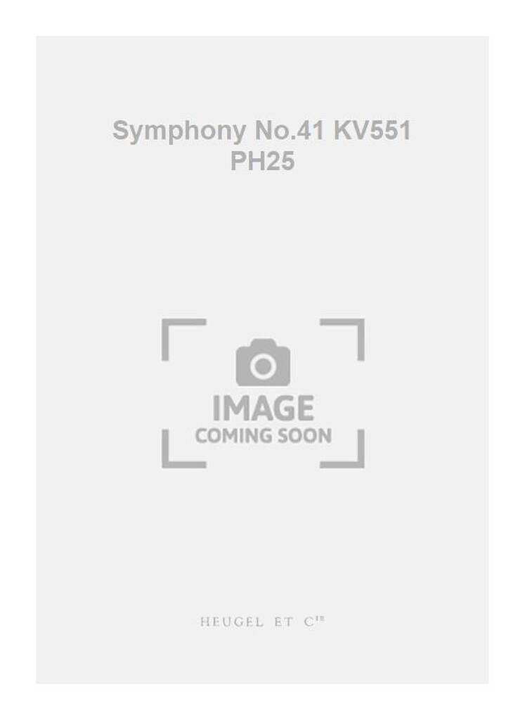 Symphony No.41 KV551 PH25